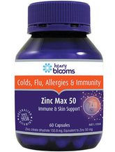 Henry Blooms Zinc Max 50mg 60 Capsules